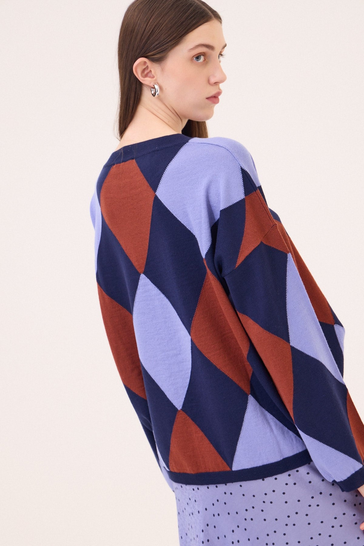W6-DK9378 Maglia Rombi Variante Unica