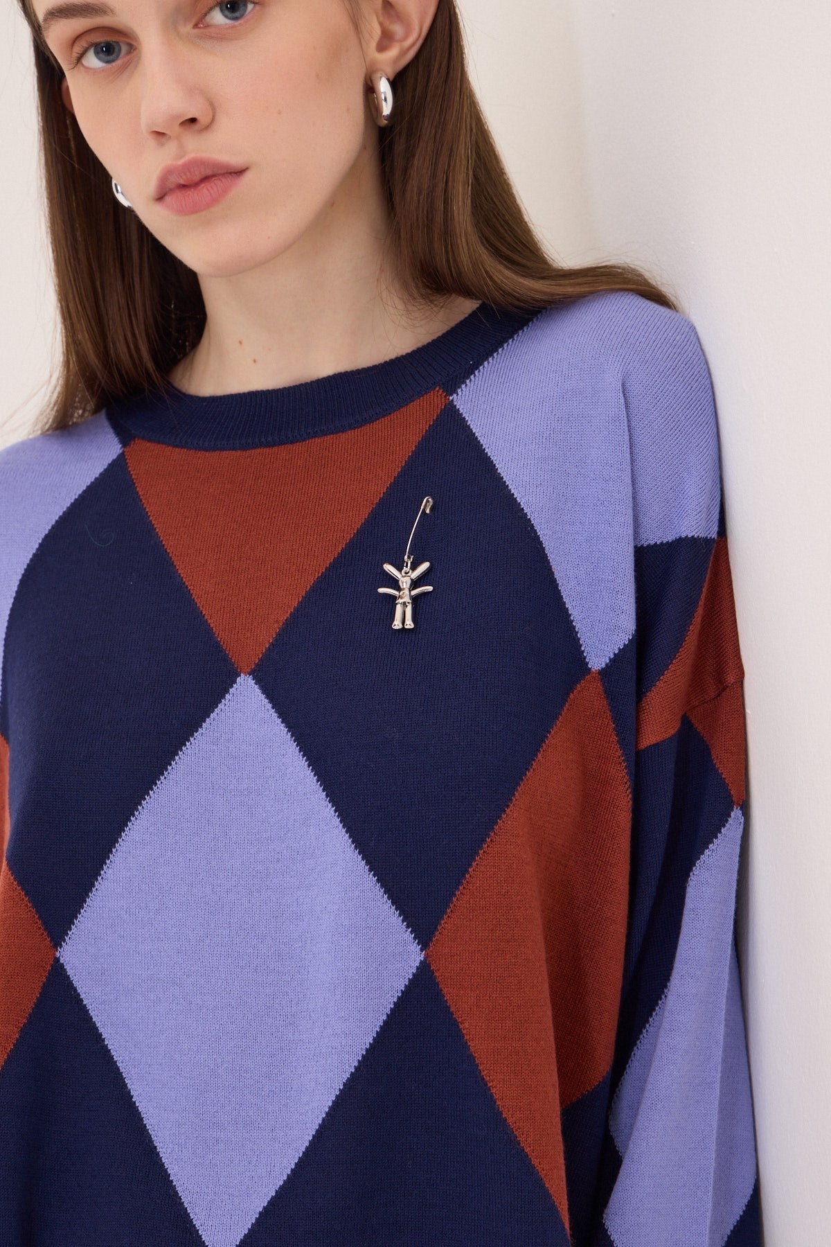 W6-DK9378 Maglia Rombi Variante Unica