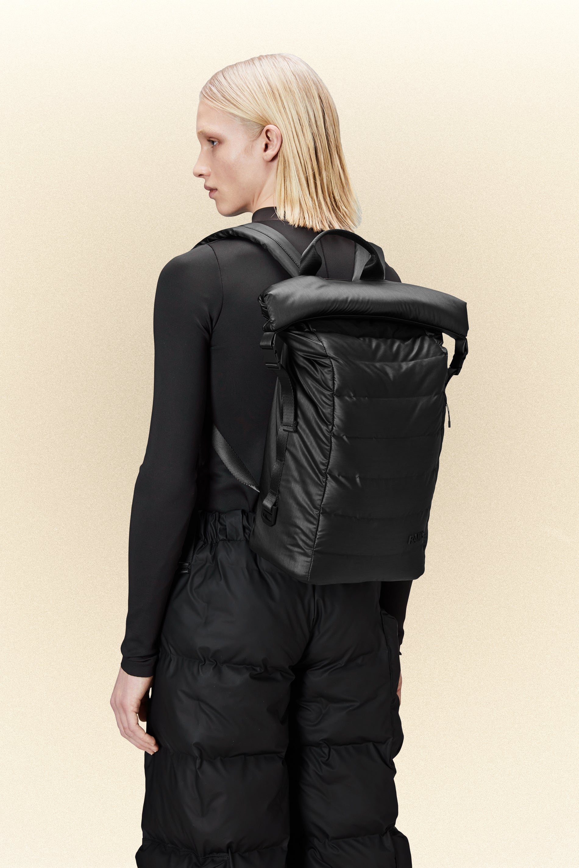 W3-14600 Zaino Bator Puffer BackPack Black Unisex
