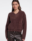 W6-BENTO Cardigan Corto Coffee Roast