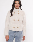 W4-BETH Short Jacket Stone Check