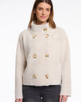W5-BETH Jacket Short Stone Check
