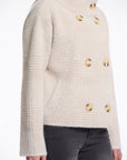W5-BETH Jacket Short Stone Check