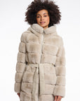 W5-BRIDGET Coat Fur Birch