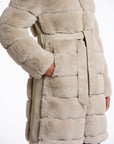 W5-BRIDGET Coat Fur Birch