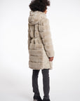 W5-BRIDGET Coat Fur Birch