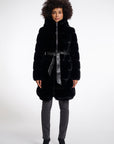 W5-BRIDGET Coat Fur Black