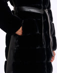 W5-BRIDGET Coat Fur Black