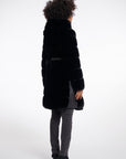W5-BRIDGET Coat Fur Black