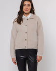 W4-BUBBLY Boxy Jacket Stone