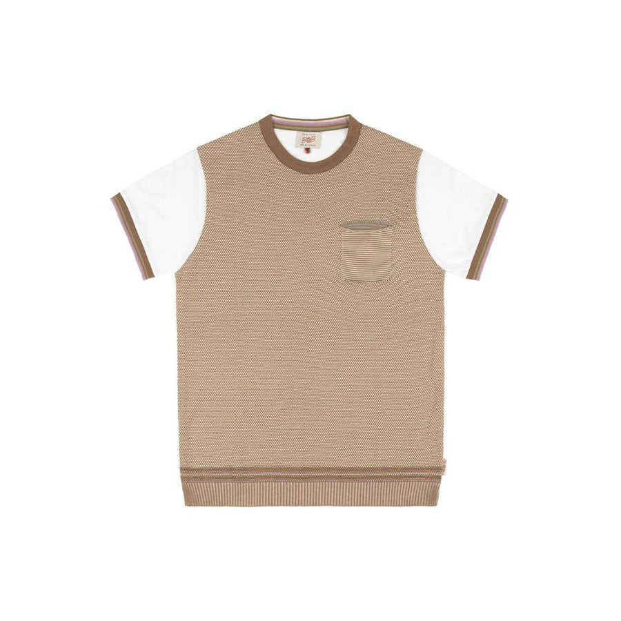 S5-COLINS T-Shirt Tabacco/Beige Man