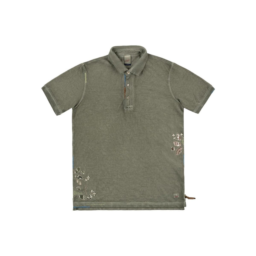 S5-RICKY486 Polo Ricamata Militare Man