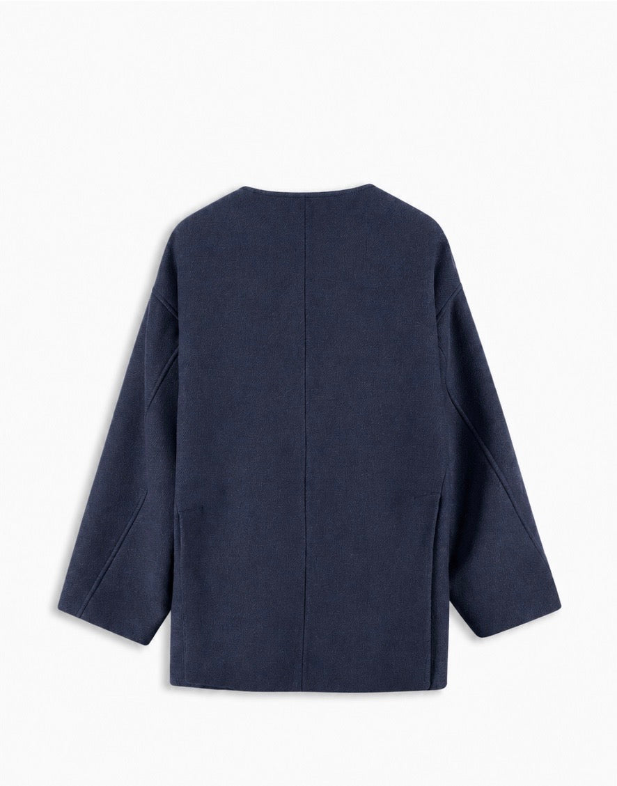 W6- K57 THISTLE Giacca Blu
