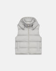 DW5-CADENCE Gilet Piumino Corto Tricotech Lurex Ice Woman