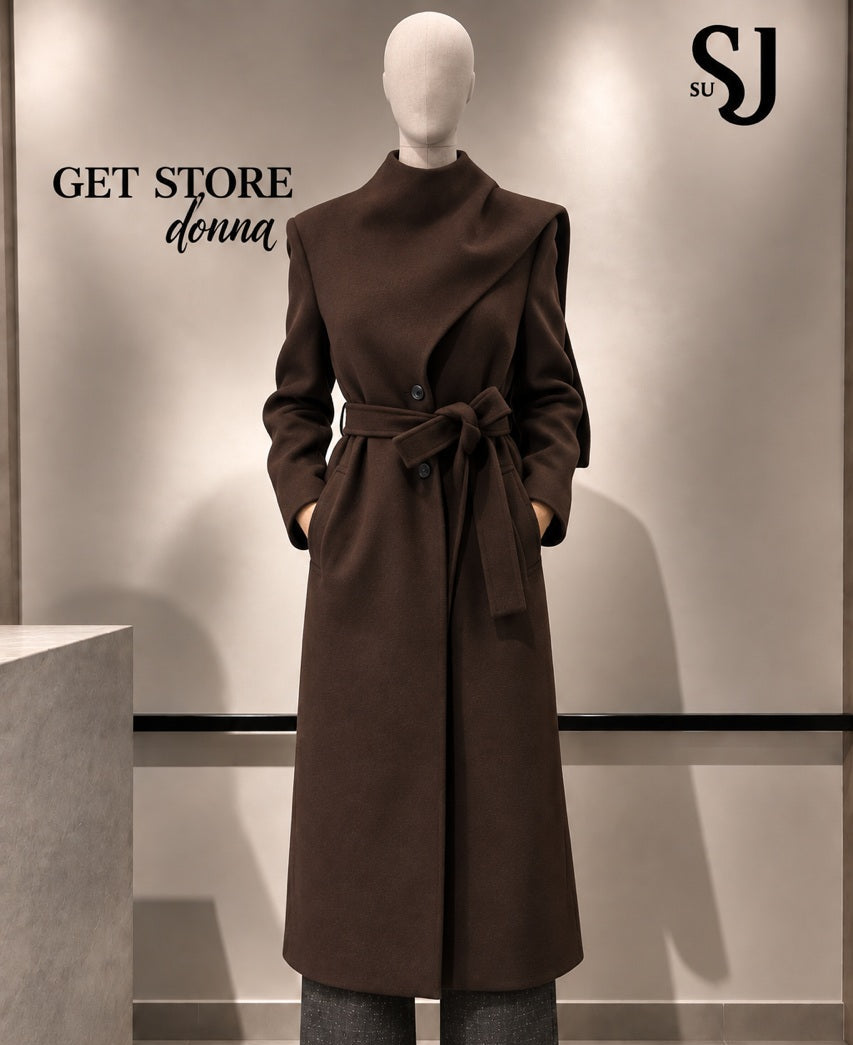 W6-A001 Cappotto Moka