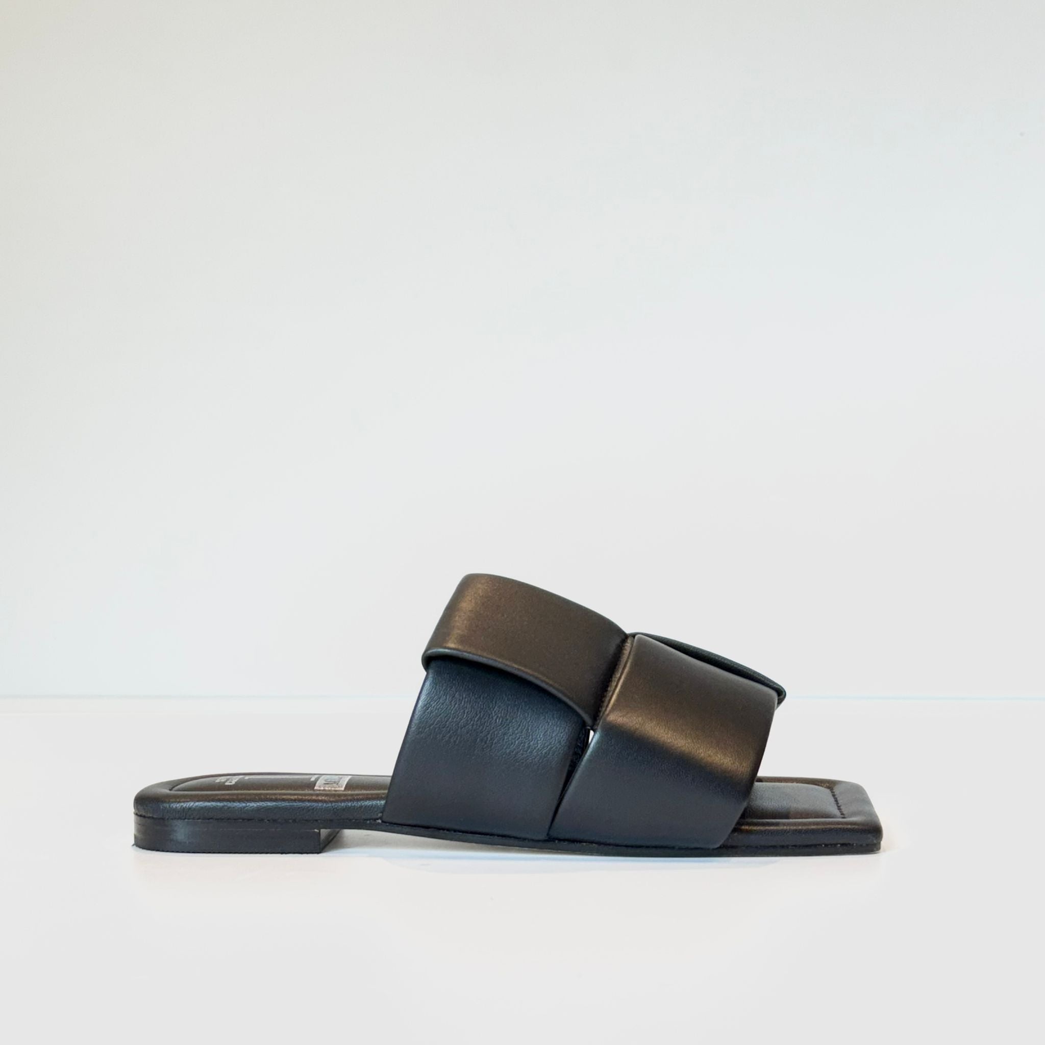 S5-6794 Sabot Aperto Imbottito Nero