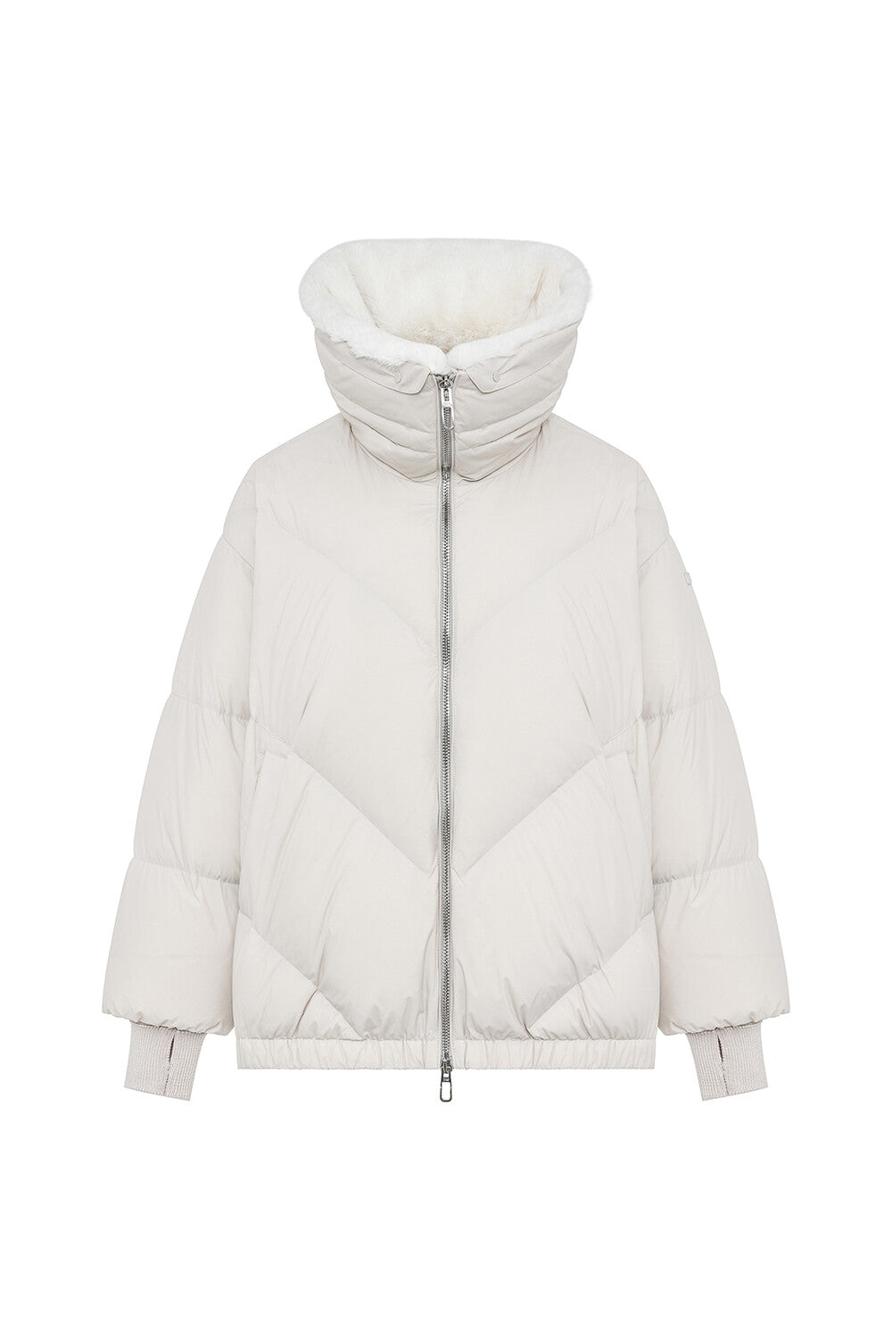 DW6-CELIA APRICA Piumino Bianco Crema 023 Woman