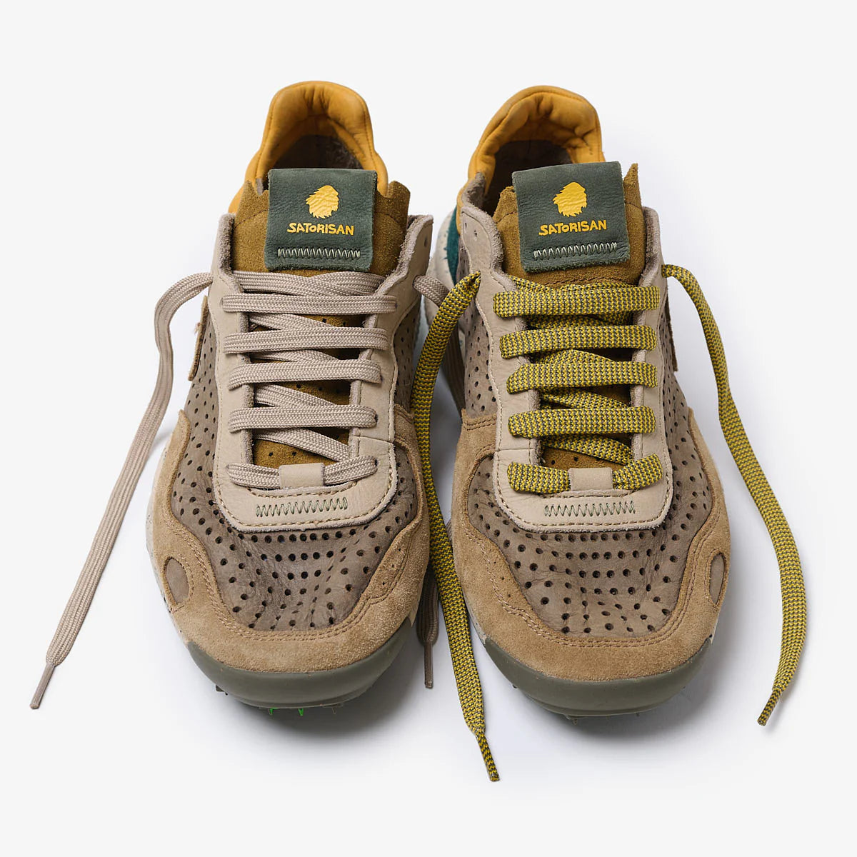 US6-CHACRONA LASER PREMIUM Sneakers Loden/Brown Man