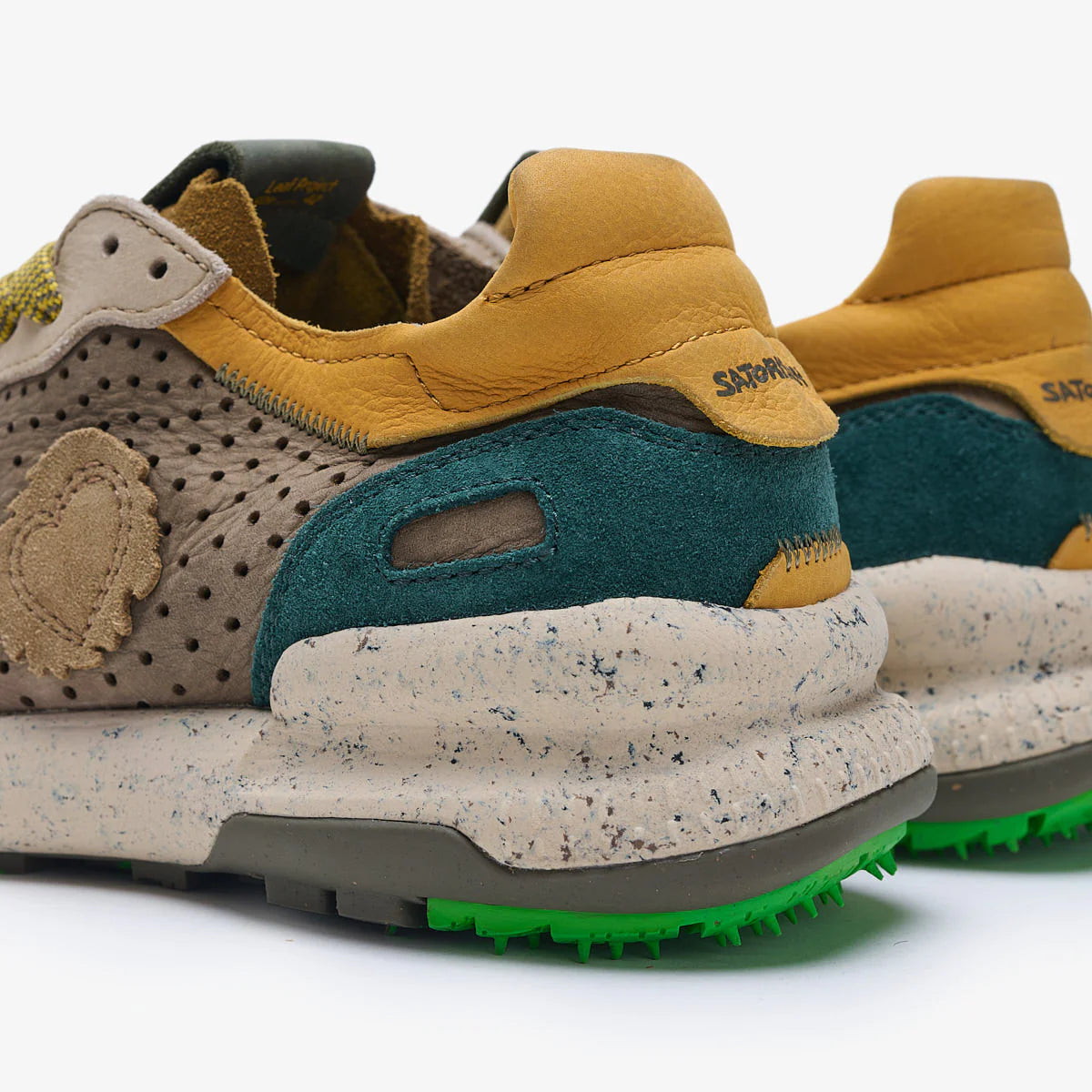 US6-CHACRONA LASER PREMIUM Sneakers Loden/Brown Man