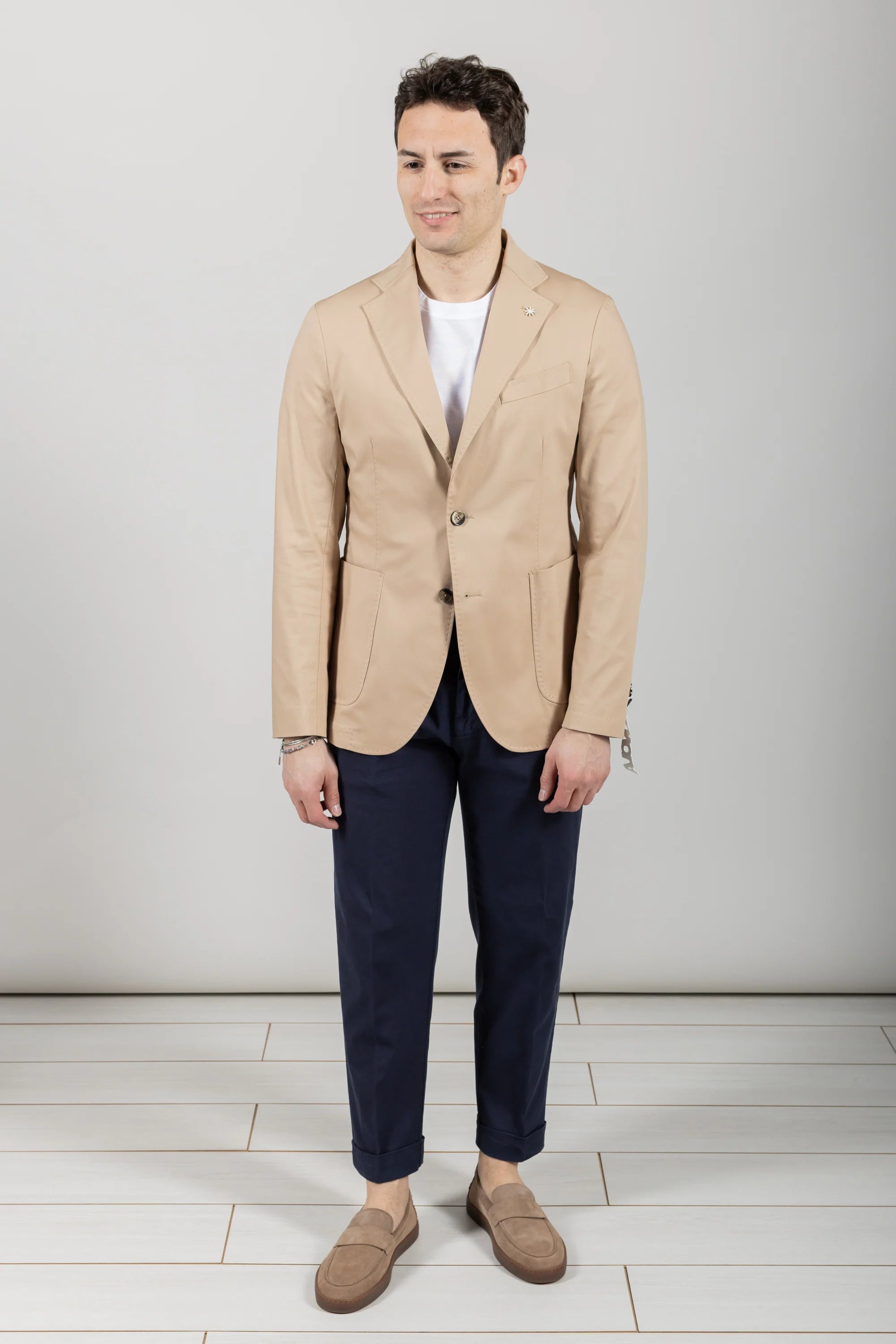 S4-3374 Giacca Nuvola Beige Man