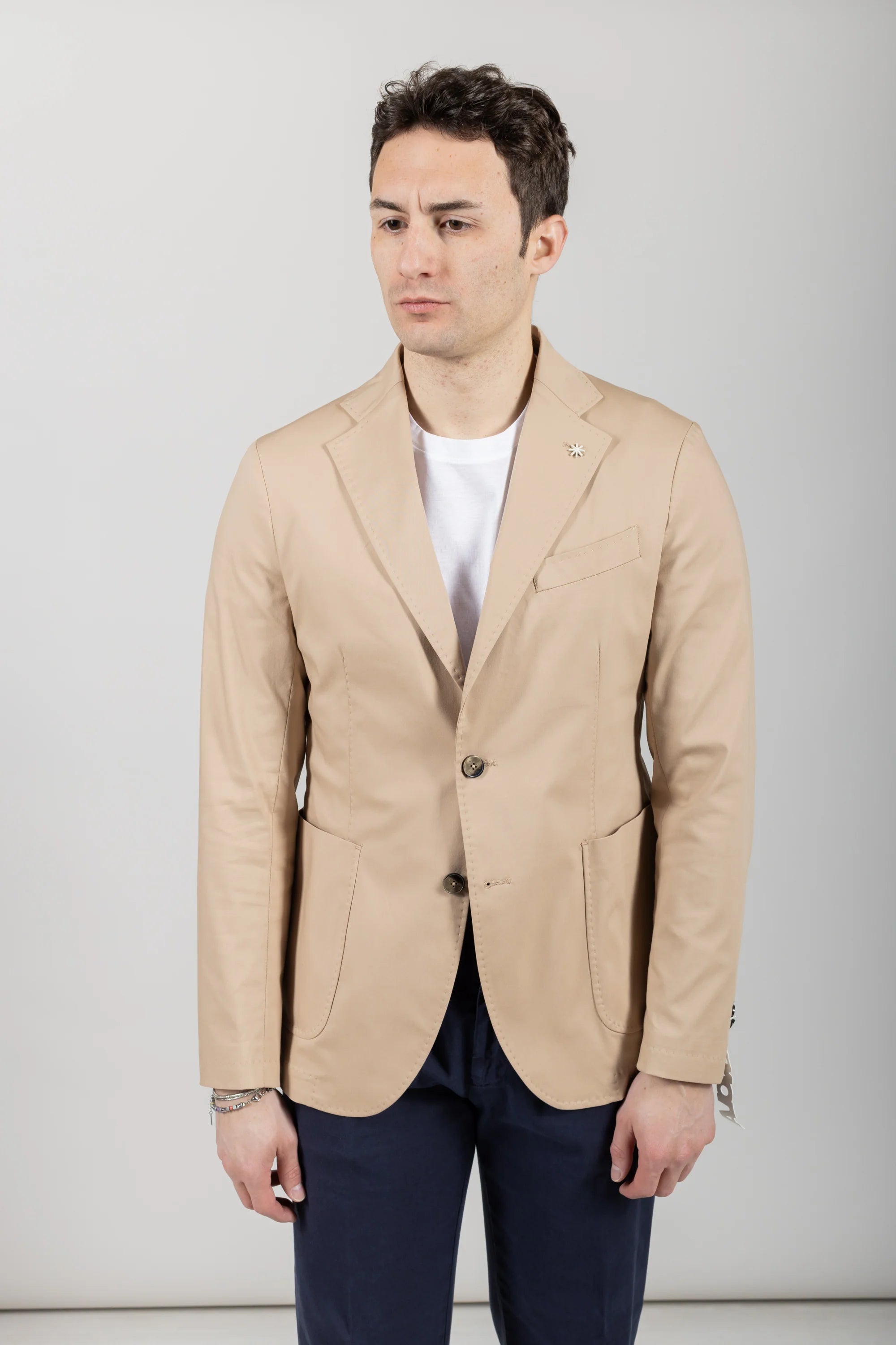 S4-3374 Giacca Nuvola Beige Man
