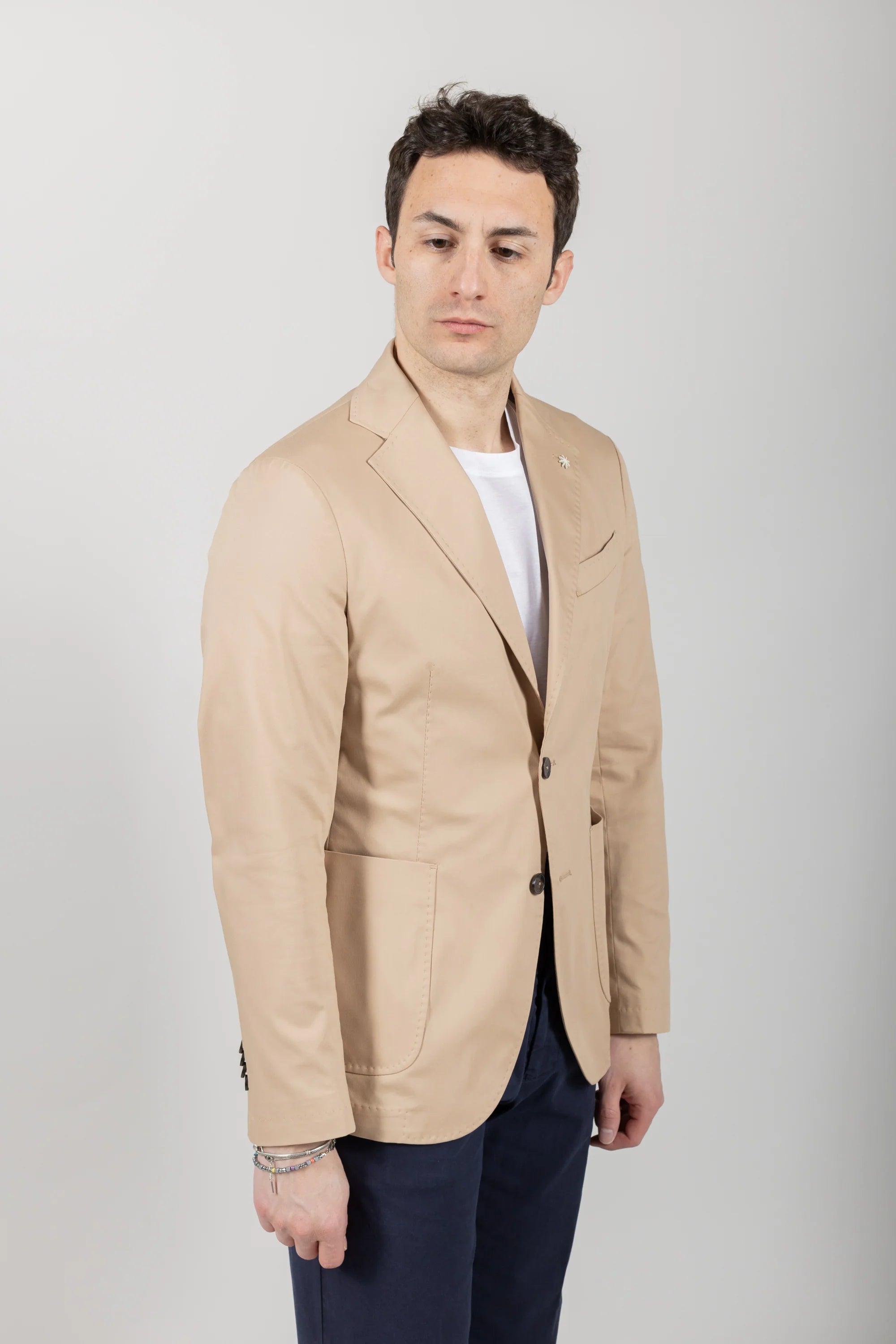 S4-3374 Giacca Nuvola Beige Man
