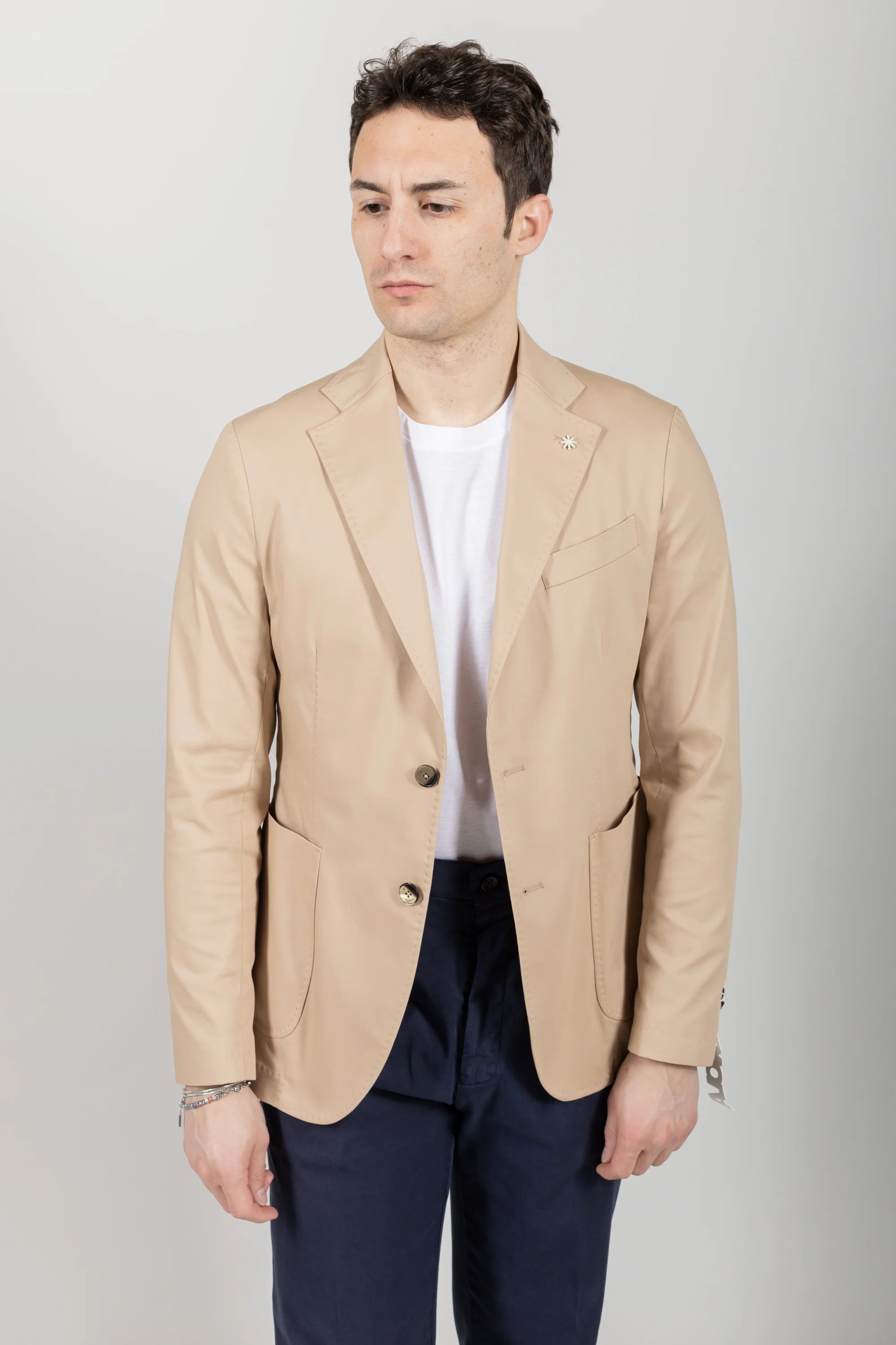 S4-3374 Giacca Nuvola Beige Man