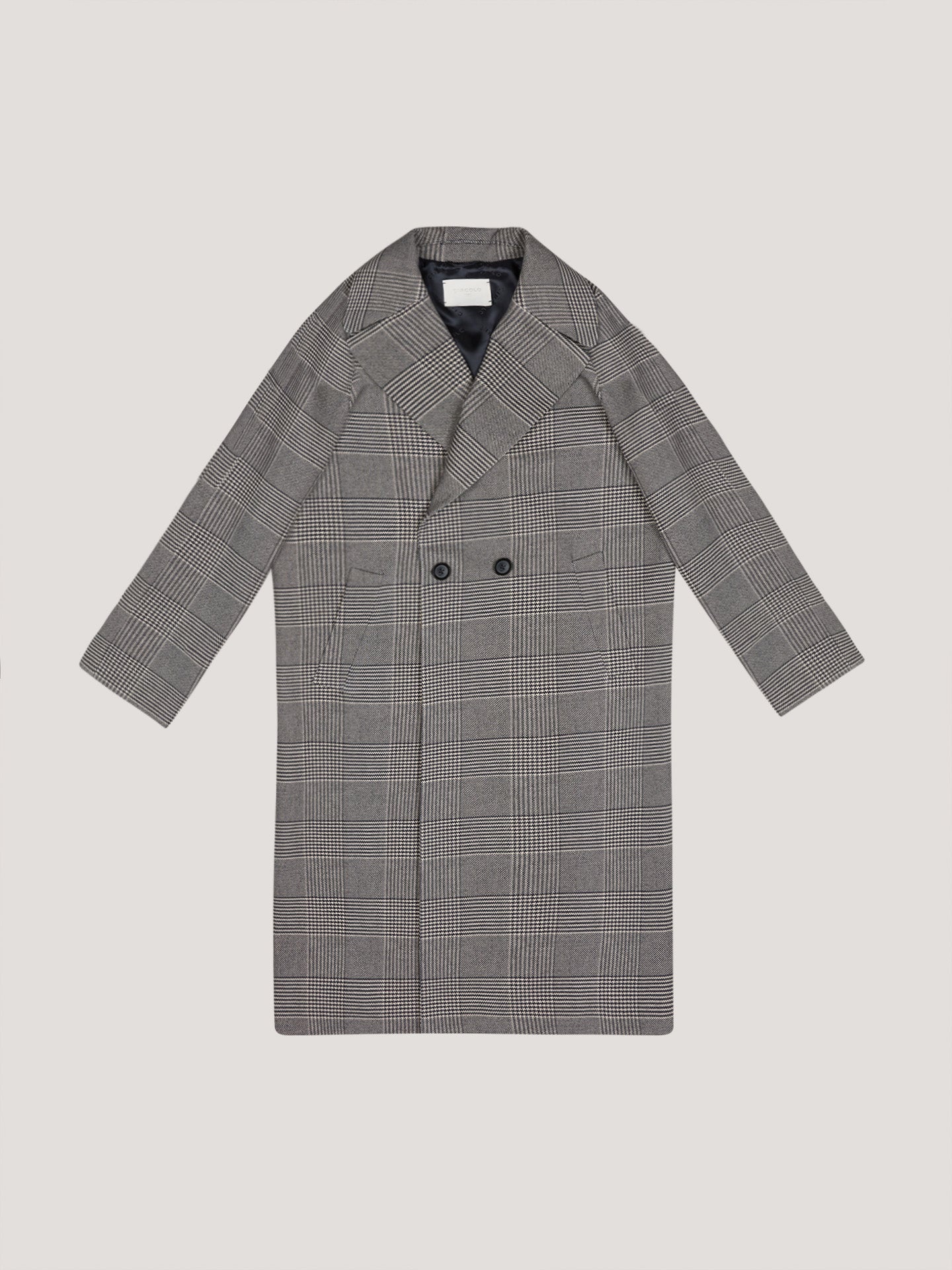 WD4-FD3277 Cappotto Doppiopetto Overcheck Blu