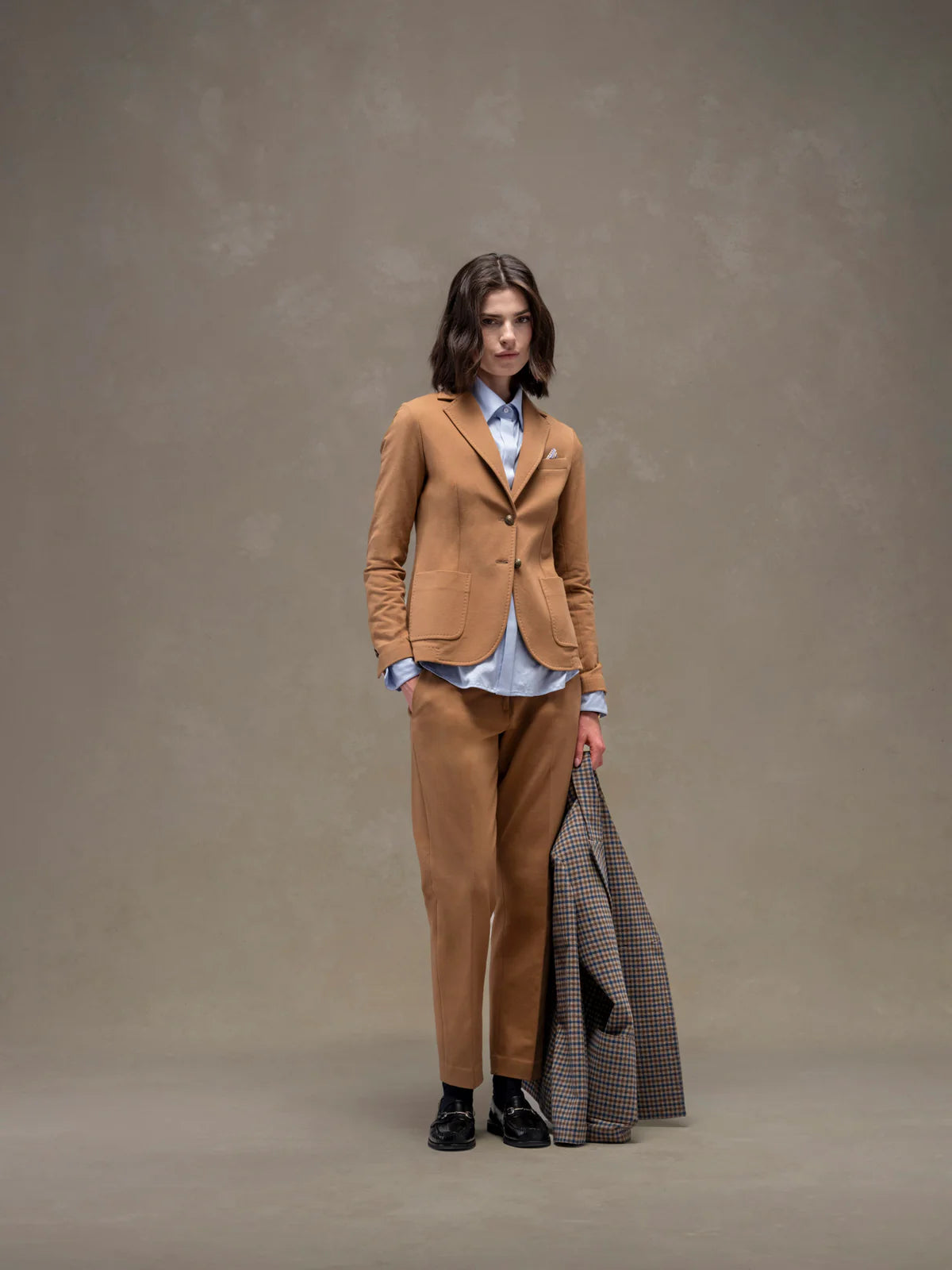 WD5-FD3601 Pantalone Chino Cashmere Touch Nero Woman