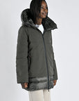 W4-Alma Coat 2 Giacca Black/Olive