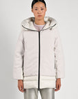 W4-Alma Coat 2 Giacca White Sand