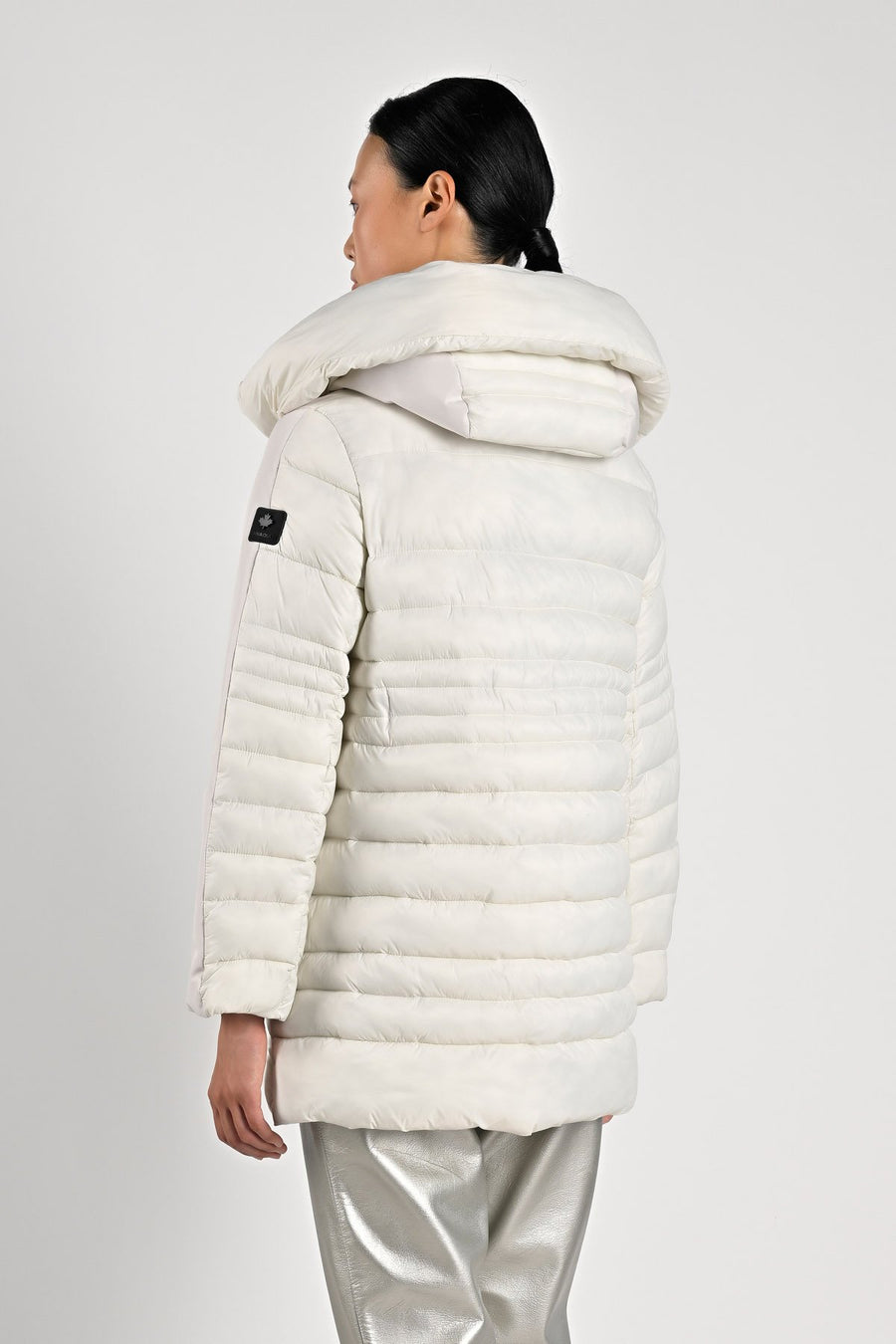 W4-Alma Coat 2 Giacca White Sand