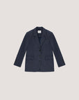 WD5-FD3770 Blazer Tre Bottoni Denim Melange Woman