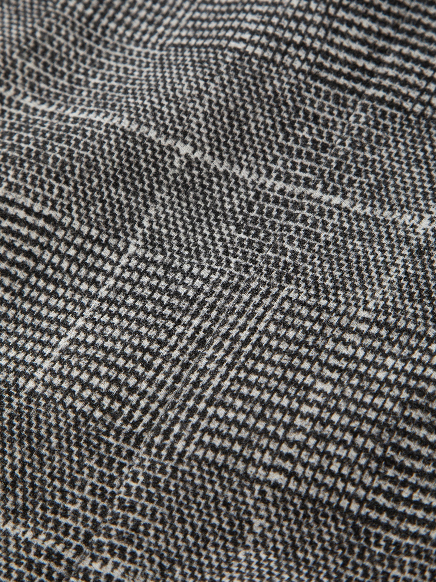 WD5-FD3693 Giacca Slim Long Prince Of Wales Nero Woman