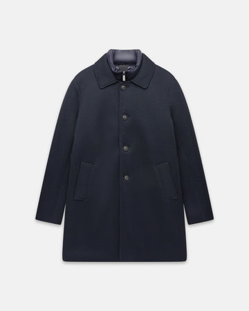 UW4- COAT Cappotto Tricotech Navy Man