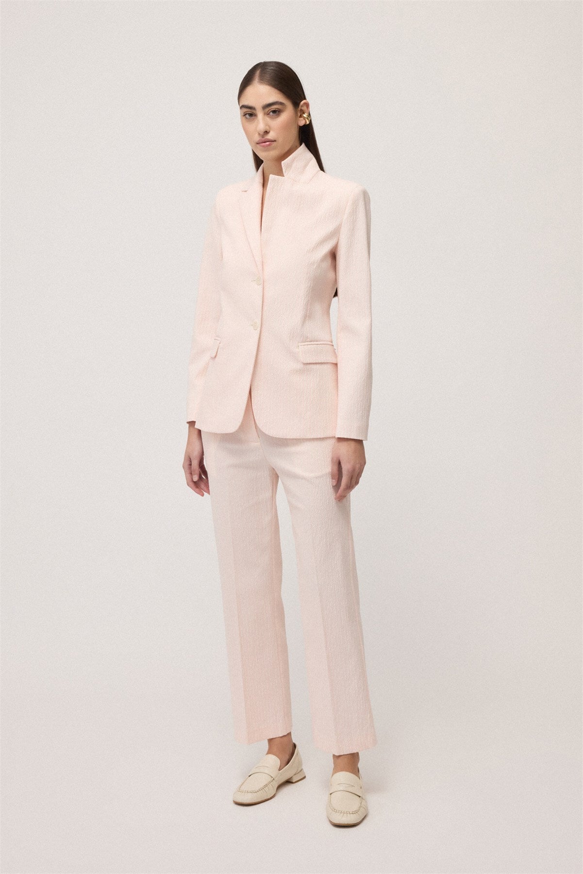 S6-DP0033 Pantalone Cotone Quarzo