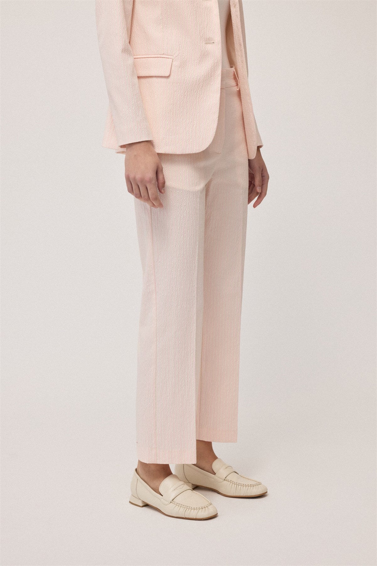 S6-DP0033 Pantalone Cotone Quarzo