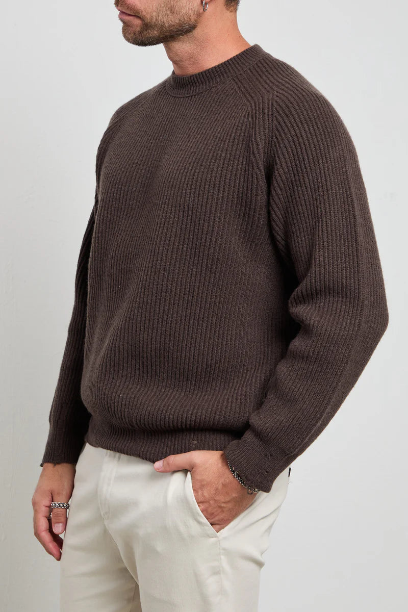 W5-18 Maglia Girocollo Costa Inglese Moro Man