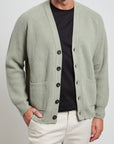 W5-16 Cardigan Costa Inglese Salvia Man