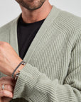 W5-16 Cardigan Costa Inglese Salvia Man