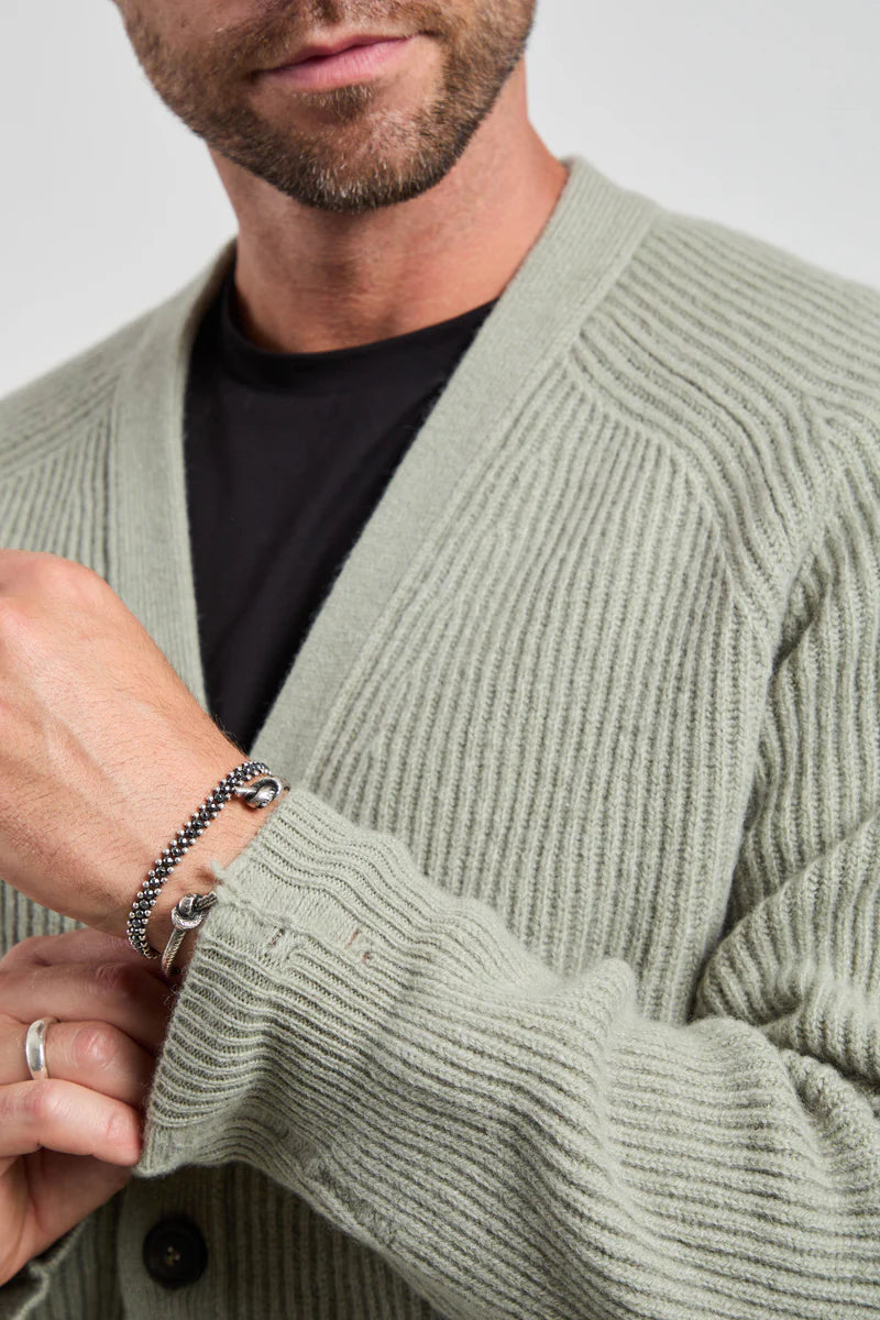 W5-16 Cardigan Costa Inglese Salvia Man