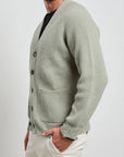 W5-16 Cardigan Costa Inglese Salvia Man