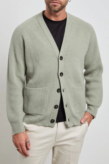W5-16 Cardigan Costa Inglese Salvia Man