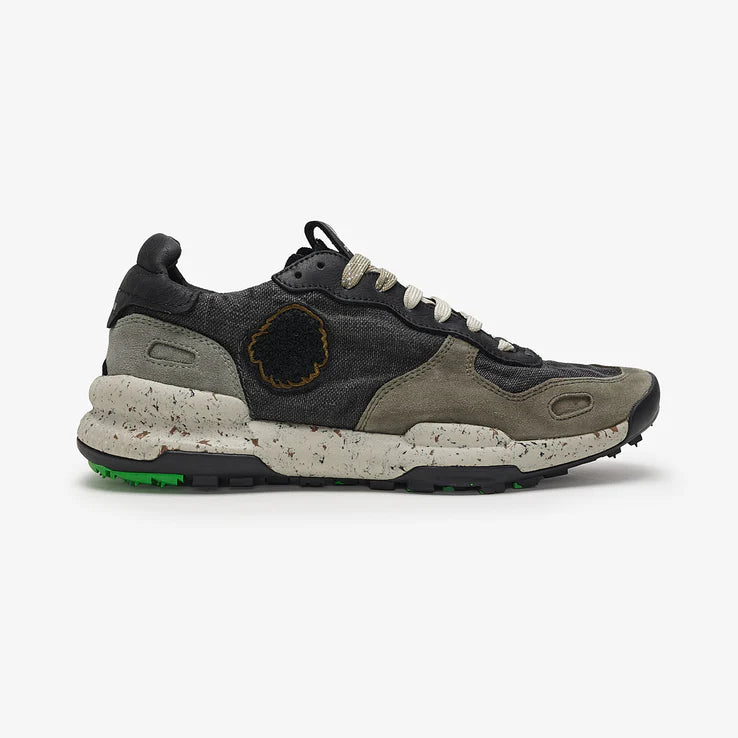 US6-CHACRONA LINEN Sneakers Fumo/Black Man