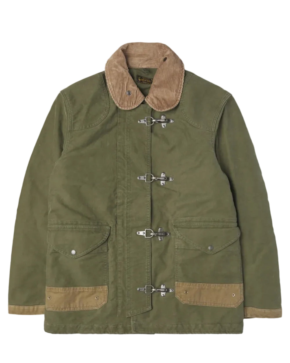 W6-BEDFORD Giacca Fireman Jungle Military Green Man