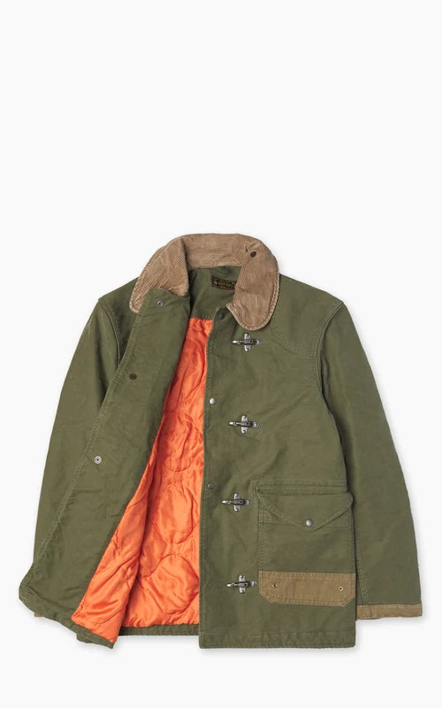 W6-BEDFORD Giacca Fireman Jungle Military Green Man
