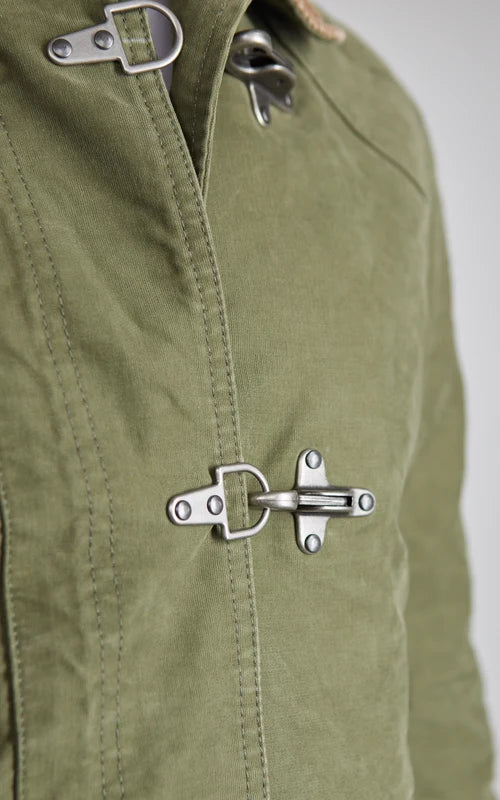 W6-BEDFORD Giacca Fireman Jungle Military Green Man
