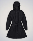 DS4-18130 Curve Jacket Trench Black Woman