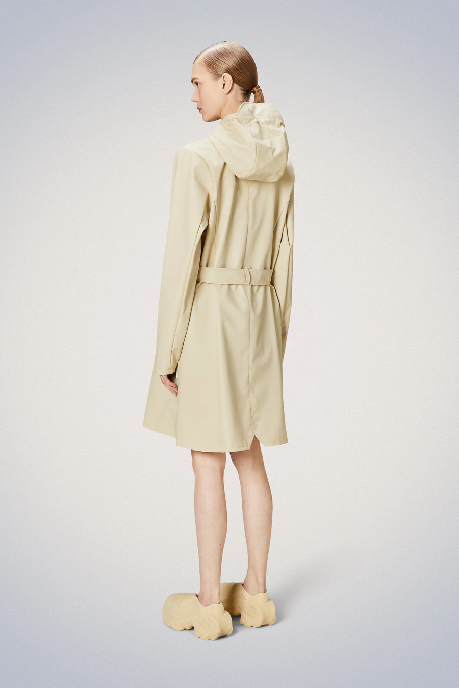 DS4-18130 Curve Jacket Trench Dune Woman