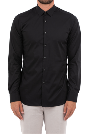 W3-UVAF52 Camicia Slim Nera Man